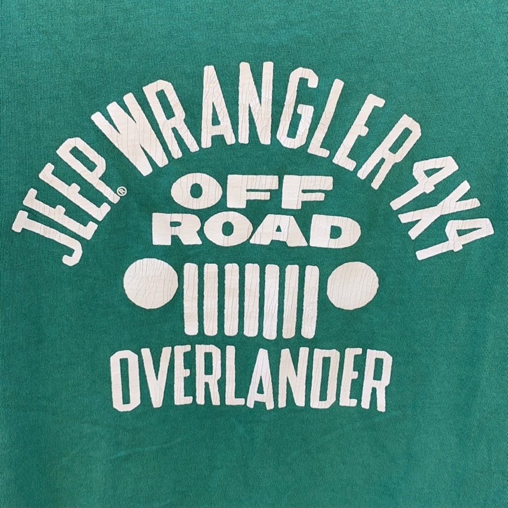 Lucky Brand mens size medium Jeep Wrangler hunter green short sleeve tee - Picture 4 of 8